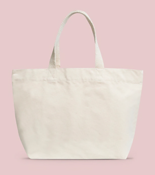 Reusable eco friendly tote bag